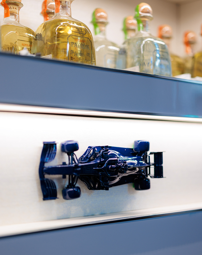 AMEX F1 Activation hospitality area