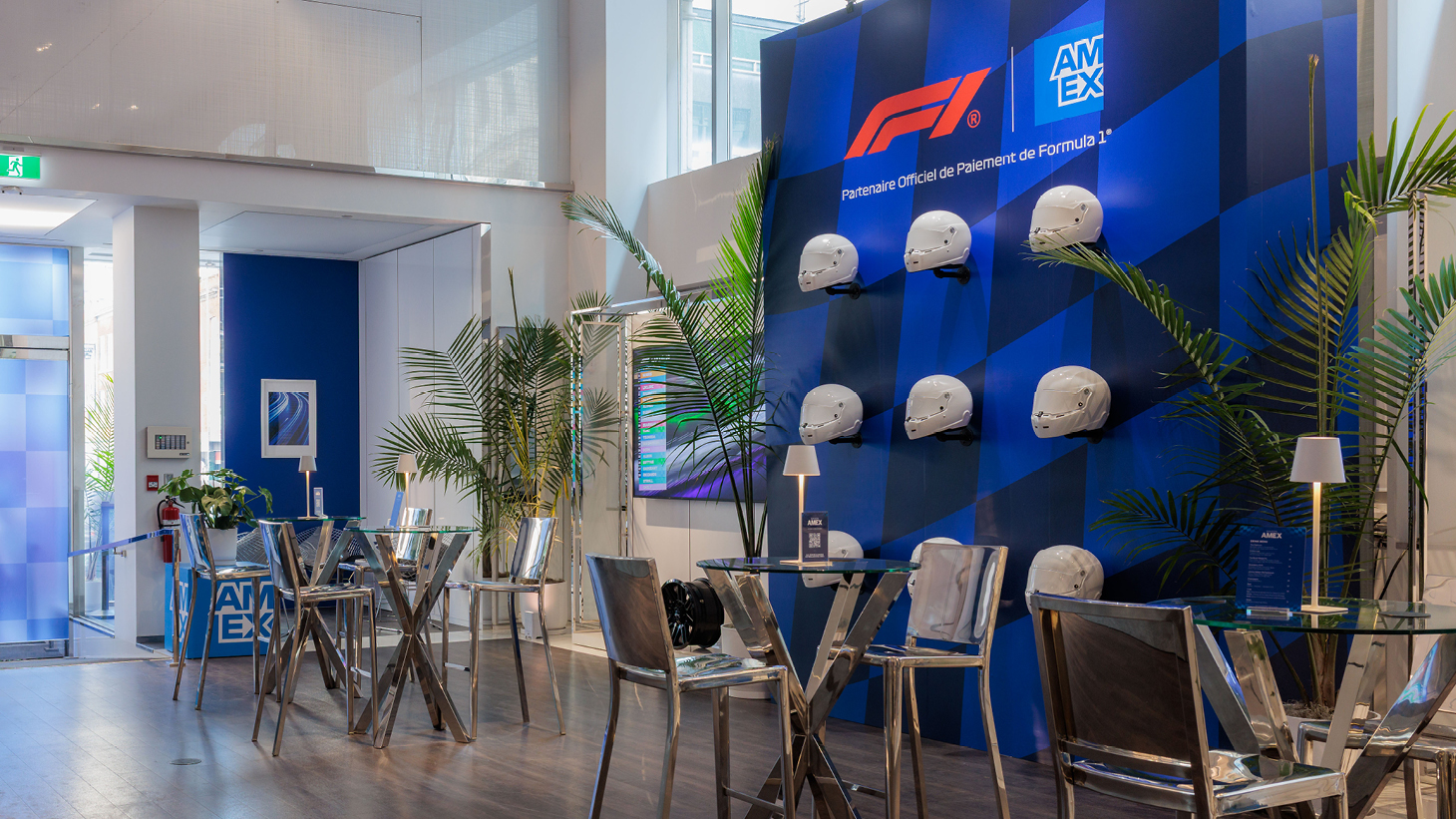 AMEX F1 Activation Wide Shot