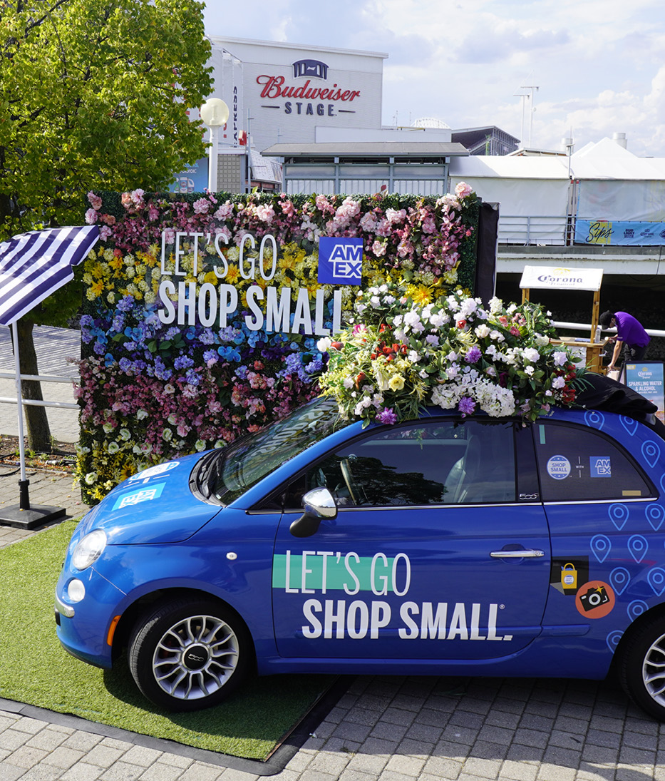 AMEX Shop Small activation supporting local businesses