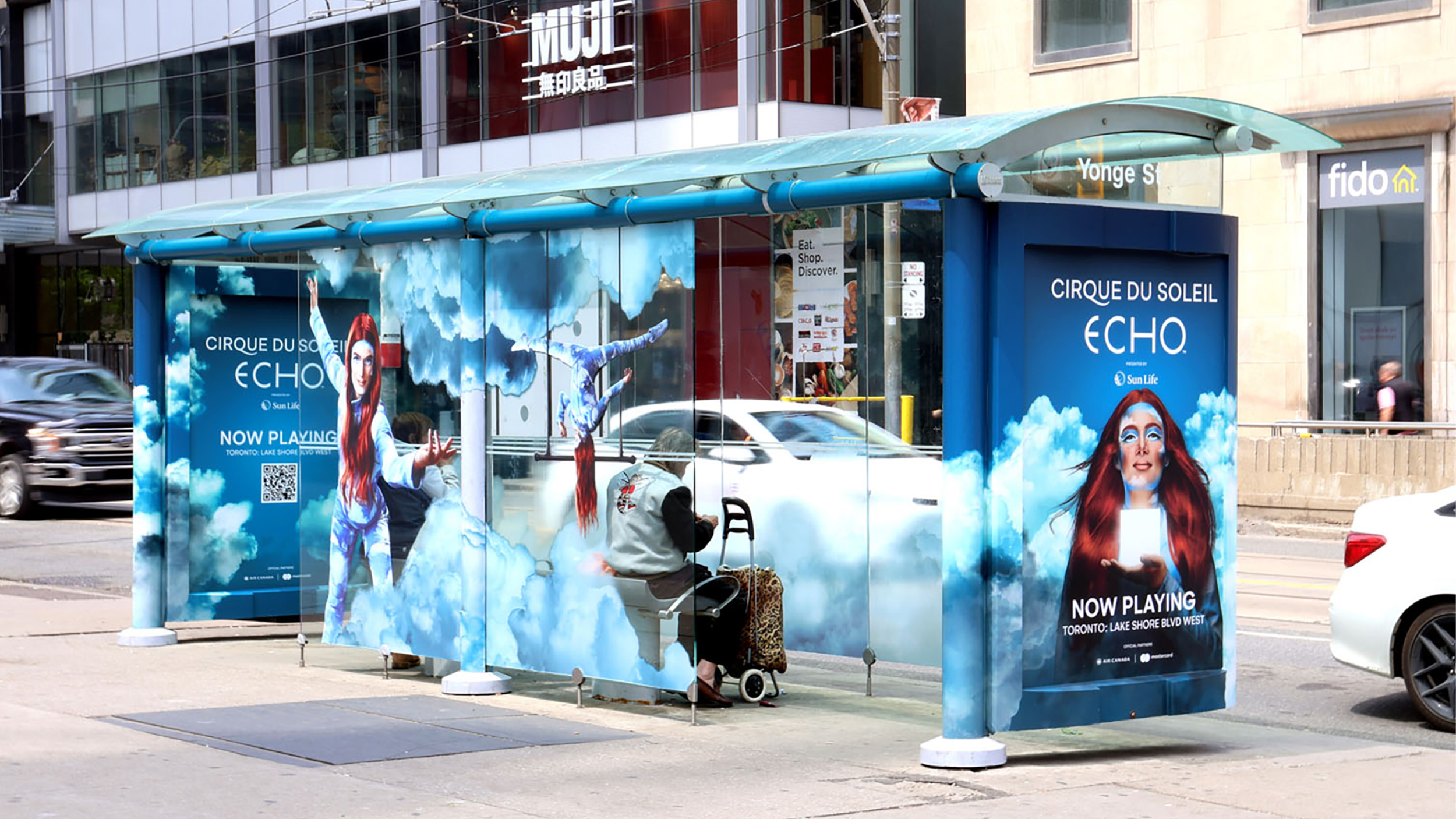 Cirque du Soleil KOOZA show outdoor advertising campaign