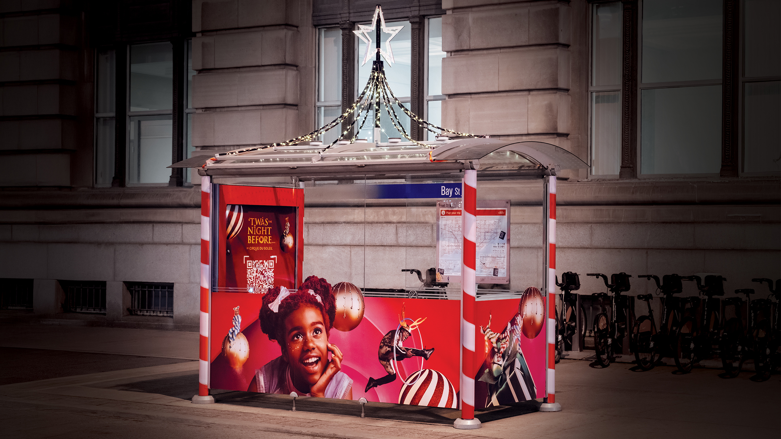 Cirque du Soleil Toronto tour media placement and billboard