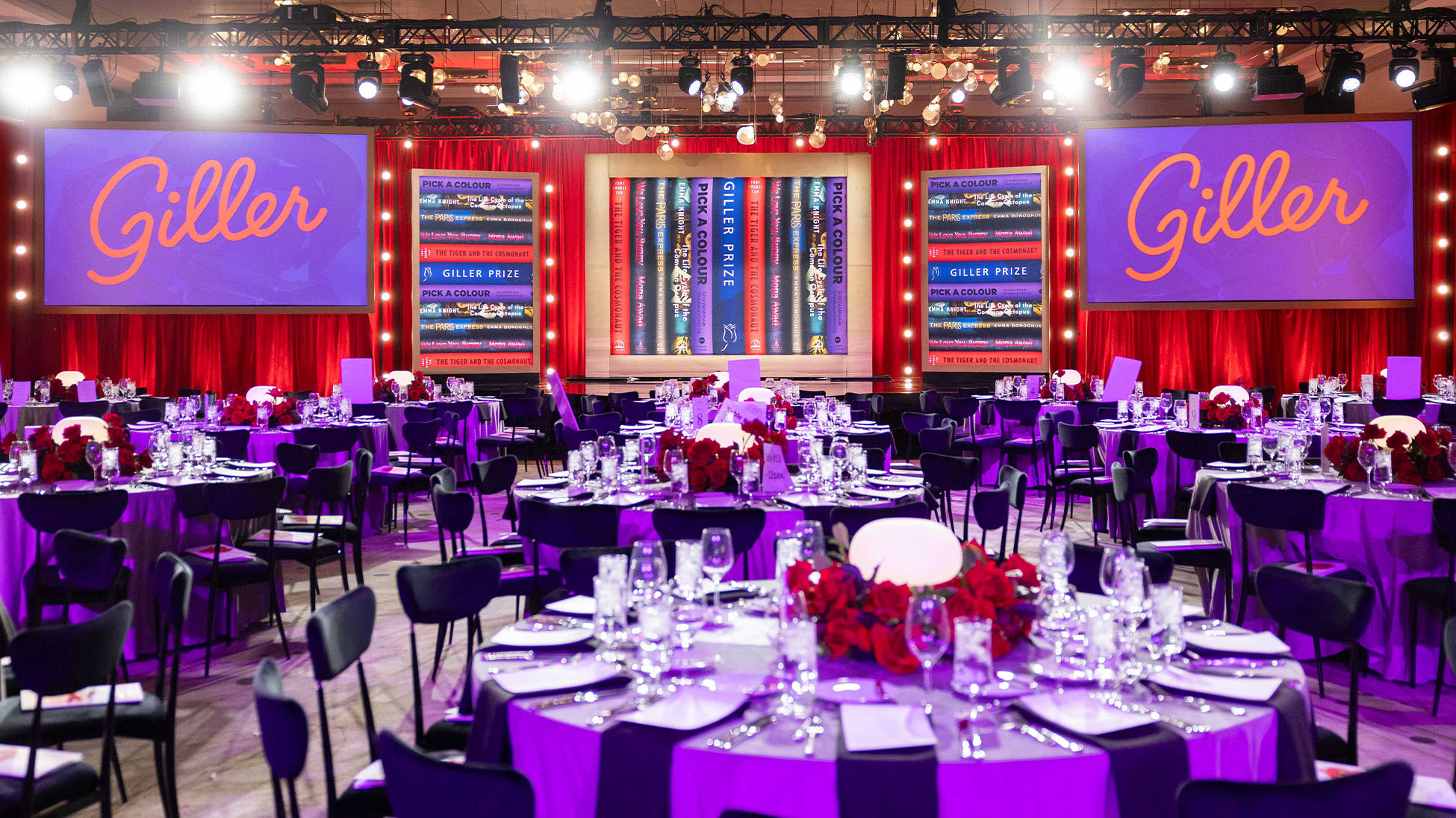 Scotiabank Giller Prize visual identity and event branding
