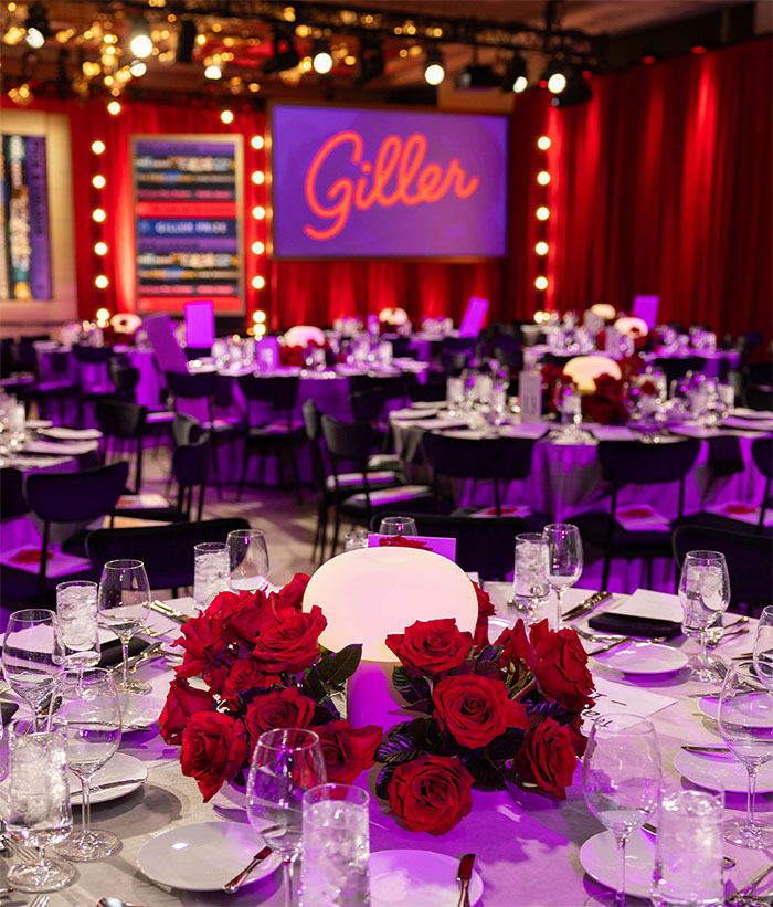 Scotiabank Giller Prize award ceremony stage and presentation