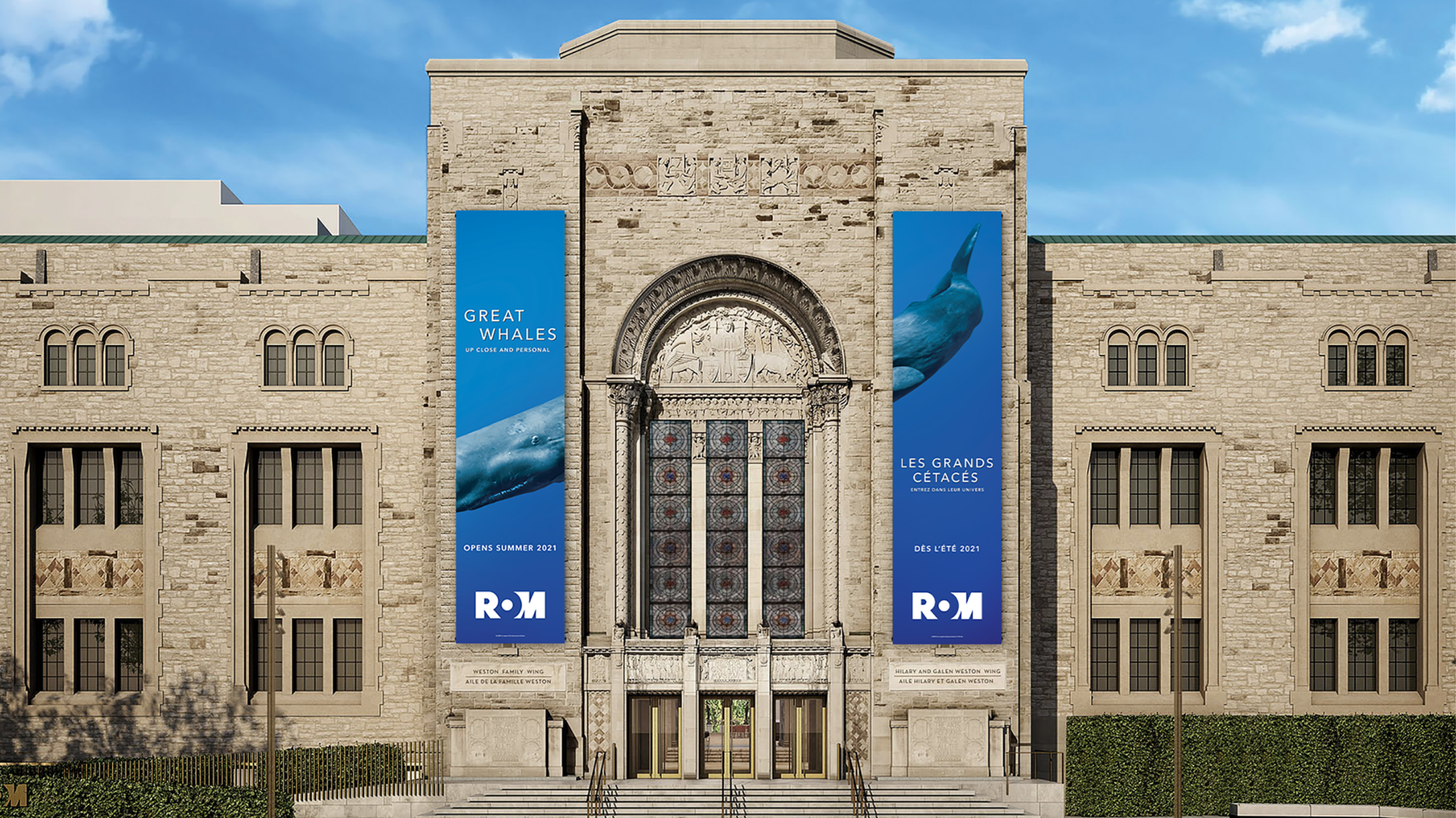 Royal Ontario Museum Whales exhibition outdoor advertising campaign