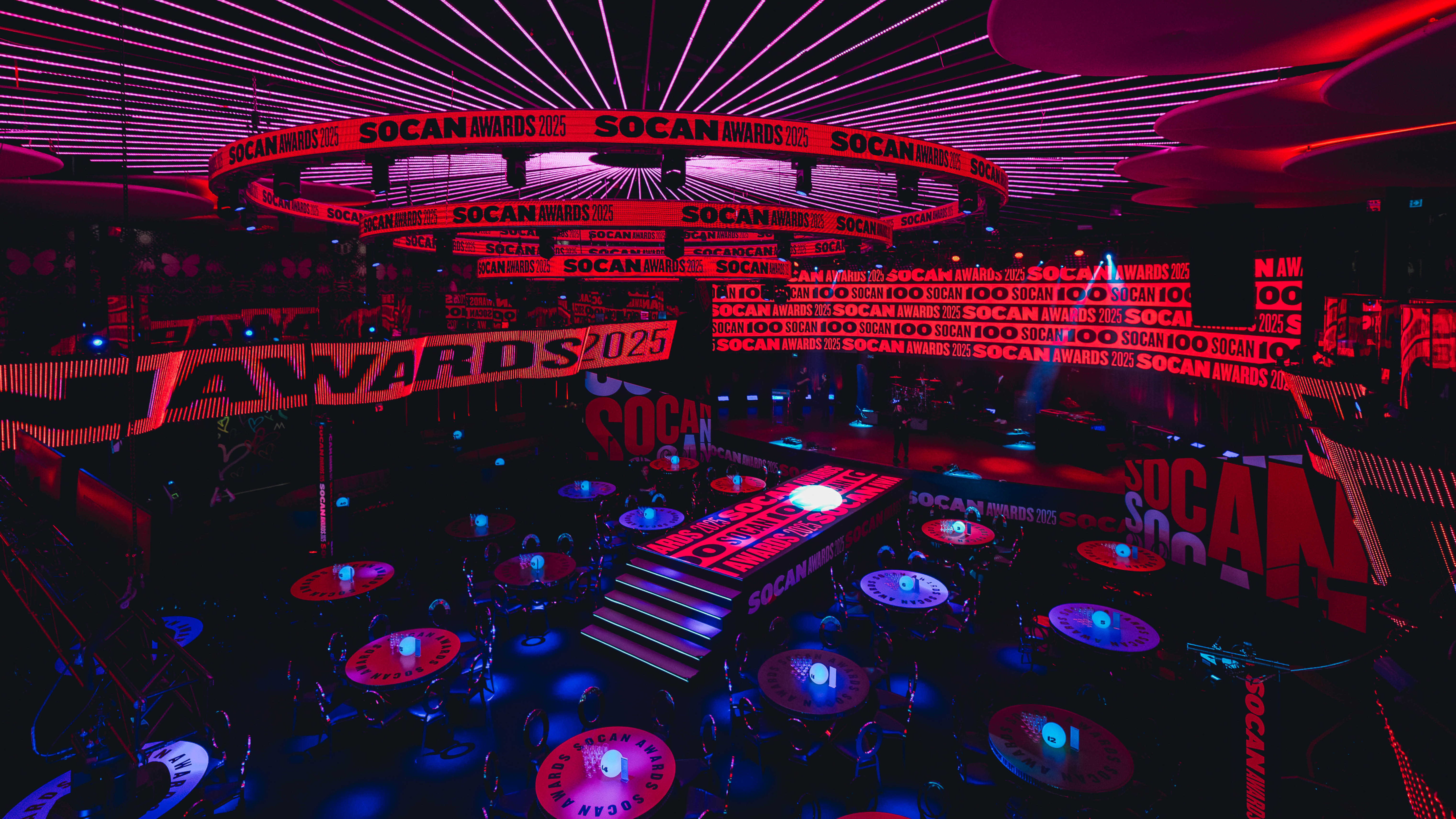 SOCAN Awards 2025 red carpet arrivals and media wall