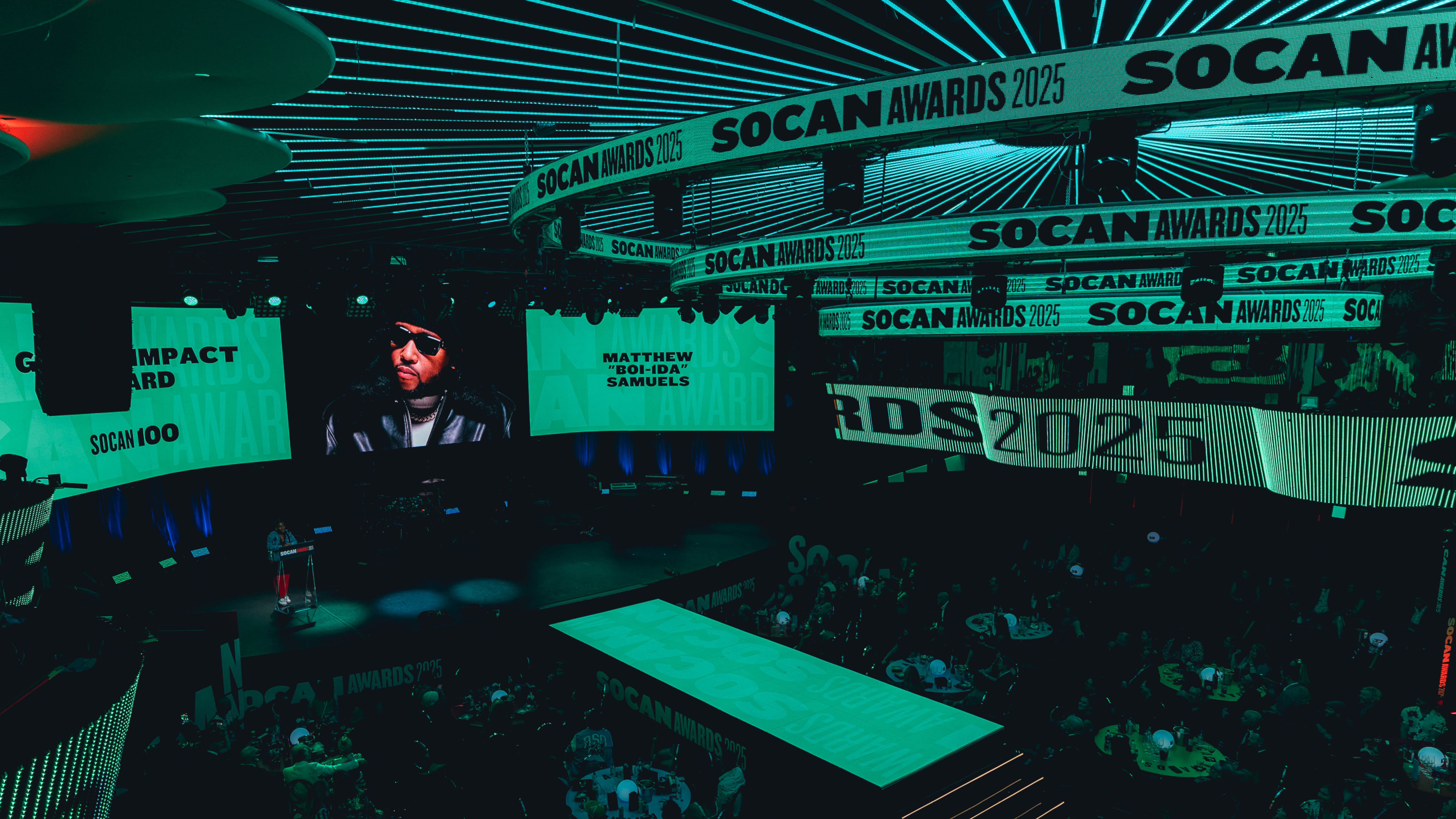 SOCAN Awards gala venue setup and event production