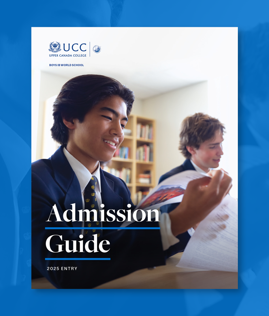 Upper Canada College admissions campaign and print materials